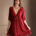 Pure Comfort Wear Exotic Design Night Dress