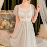 Pure Comfort Wear Luxury Design night dress.