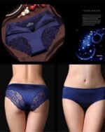 Seamless Ice Silk Women's Lace Panties - Image 2
