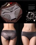 Seamless Ice Silk Women's Lace Panties - Image 2