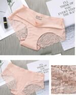 Seamless Ice Silk Women's Lace Panties - Image 2